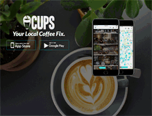 Tablet Screenshot of cupsapp.com